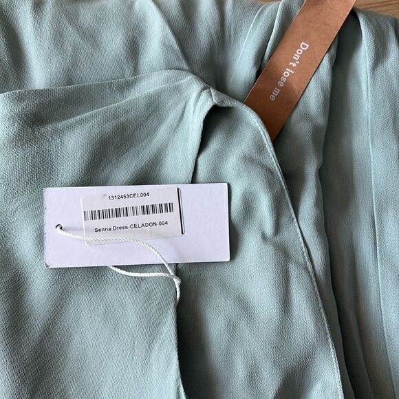 Reformation Senna Dress in Celadon NWT $348 - Picture 8 of 9
